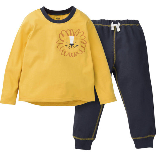 2-Piece Baby & Toddler Boys Roaring Adventure Long Sleeve Shirt & Jogger Pants Set